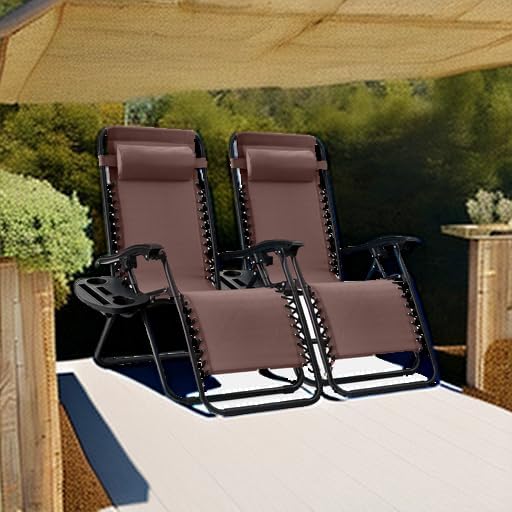 Zero Gravity Chair Recliner, Brown