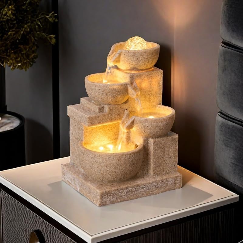 Small Tabletop Meditation Water Fountain