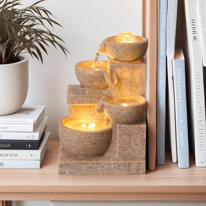 Small Tabletop Meditation Water Fountain