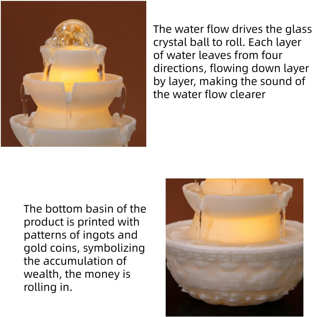 Indoor Waterfall Humidifier Fountain