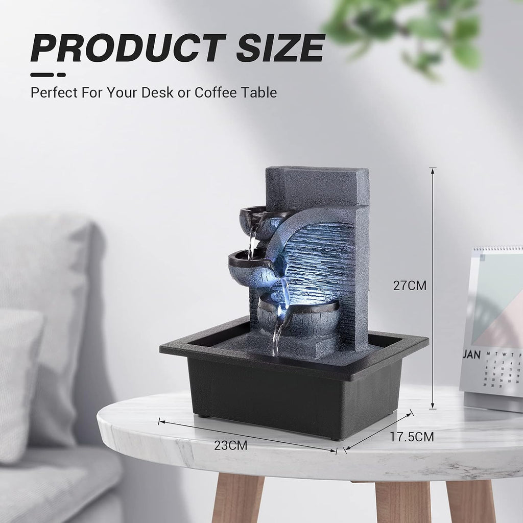 Led Tabletop Water Fountain