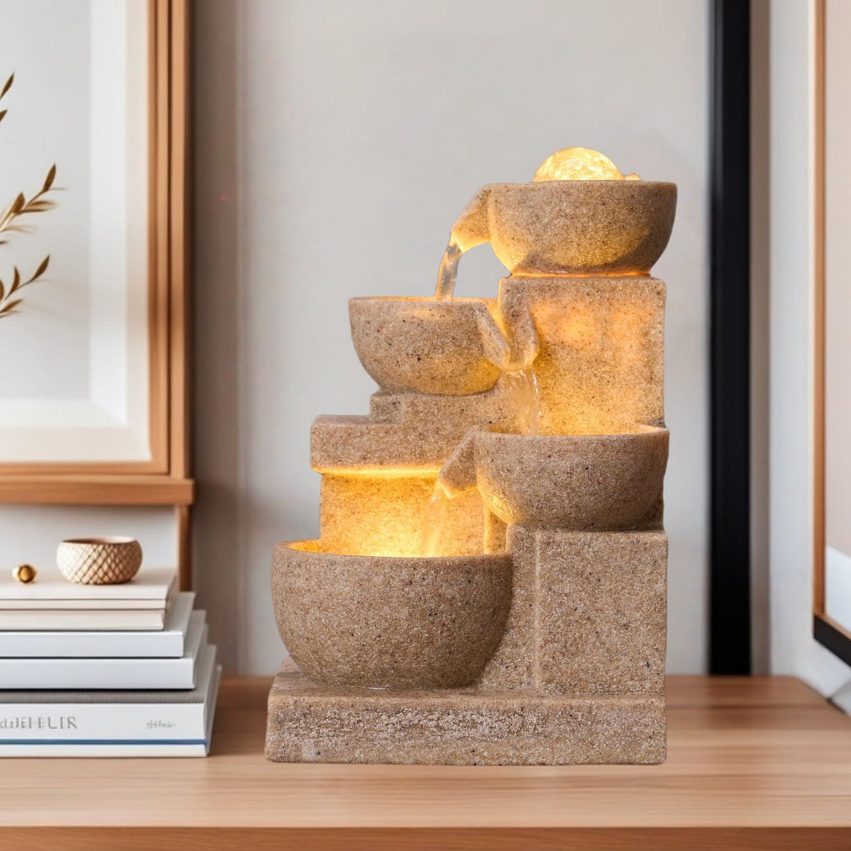 Small Tabletop Meditation Water Fountain