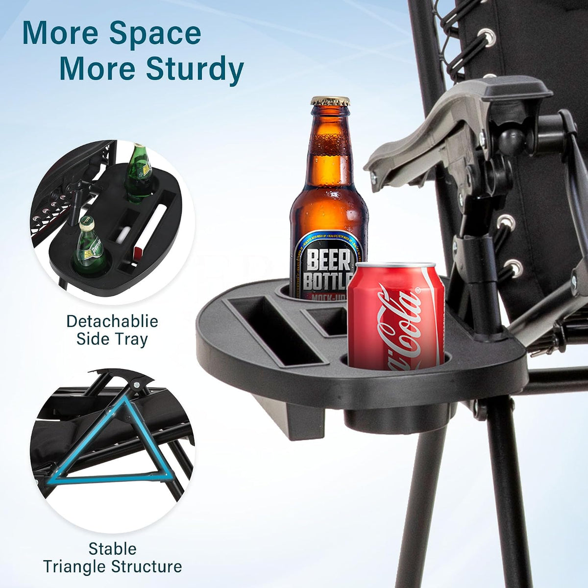 2‑Pack Pacific Blue Zero Gravity Chair