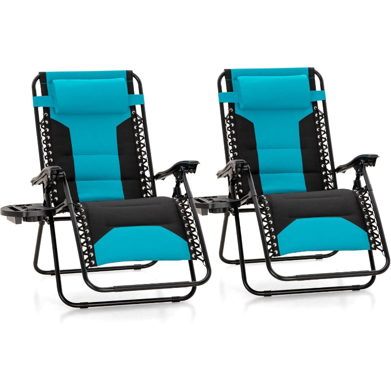 2‑Pack Pacific Blue Zero Gravity Chair