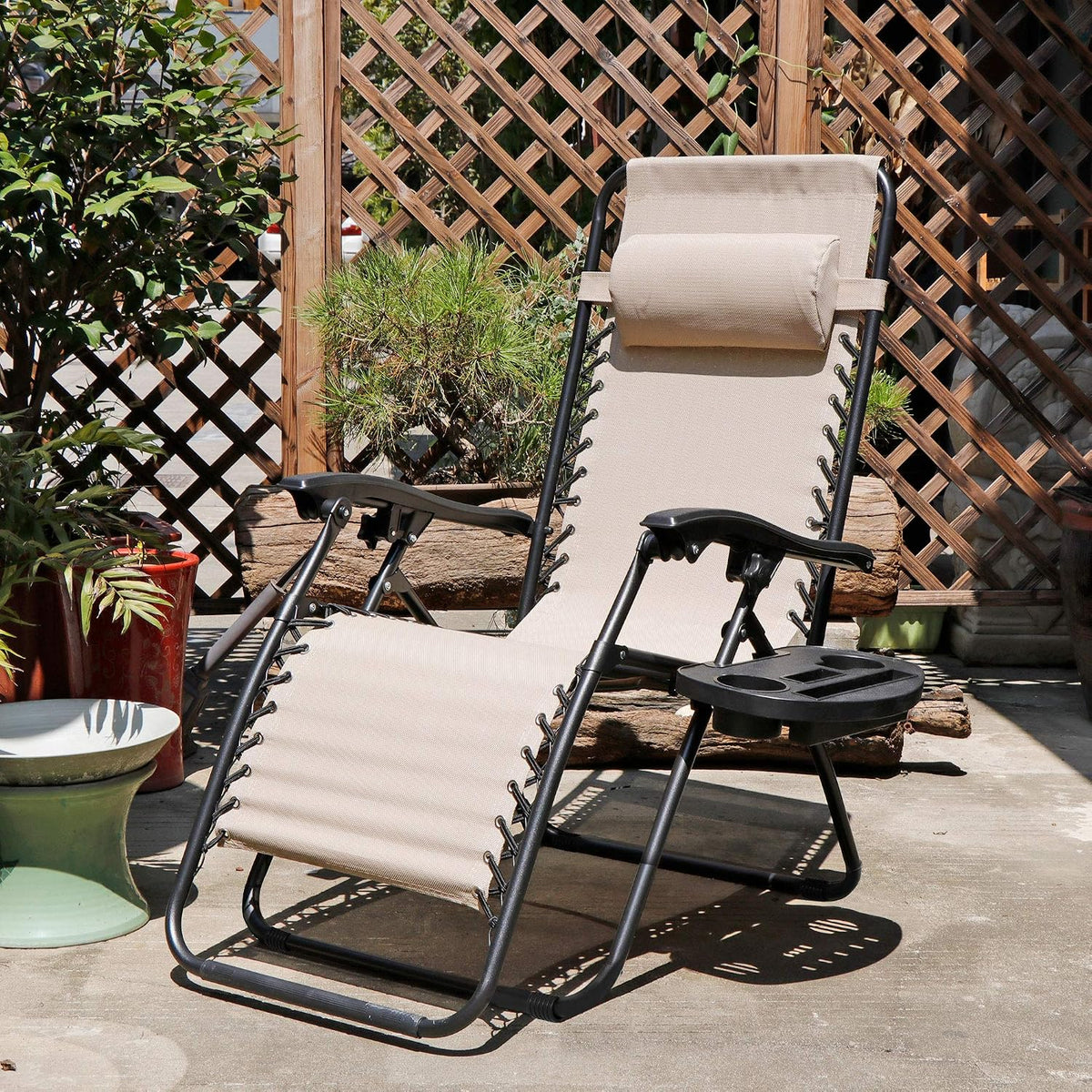 2‑Pack Zero Gravity Patio Lounge Chair