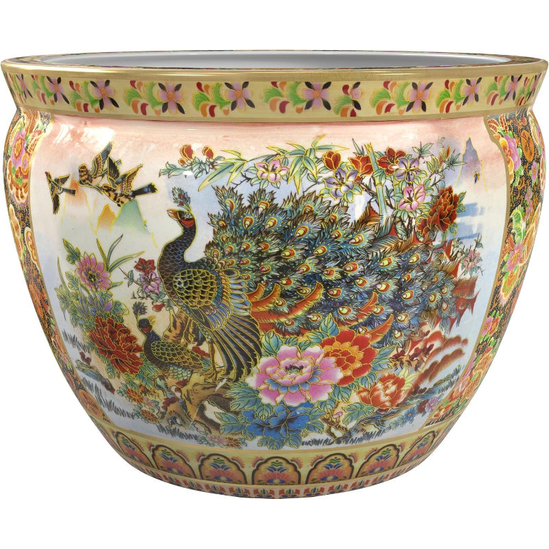 10" Fishbowl - Satsuma Peacock