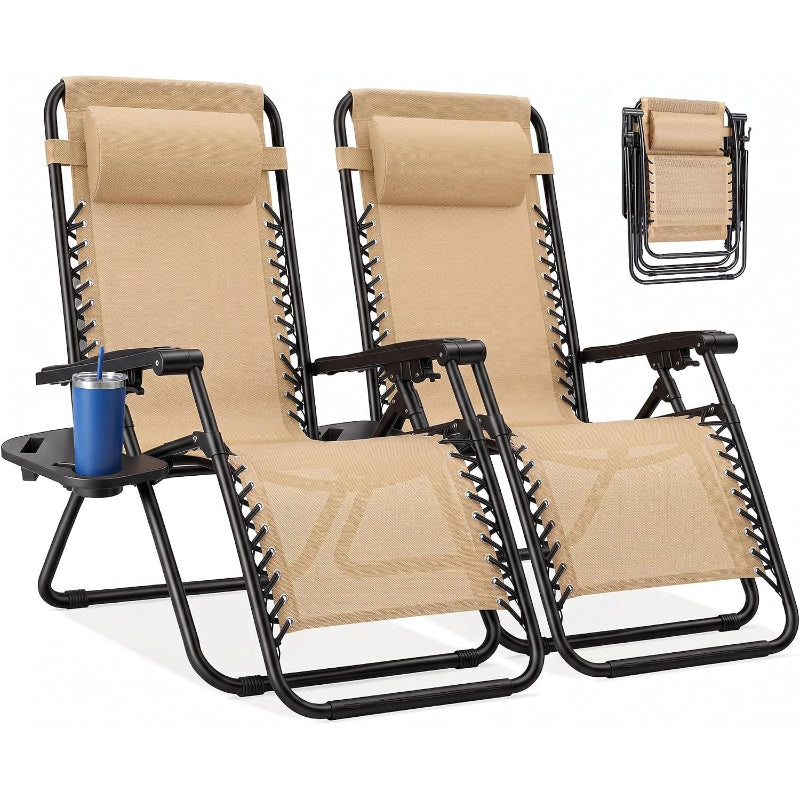 2‑Pack Zero Gravity Lounge Recliner