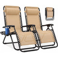2‑Pack Zero Gravity Lounge Recliner